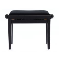 Quiklok PB/010BKS - Banquette deluxe en bois - Noir Mat - Assise velours - Vue 1